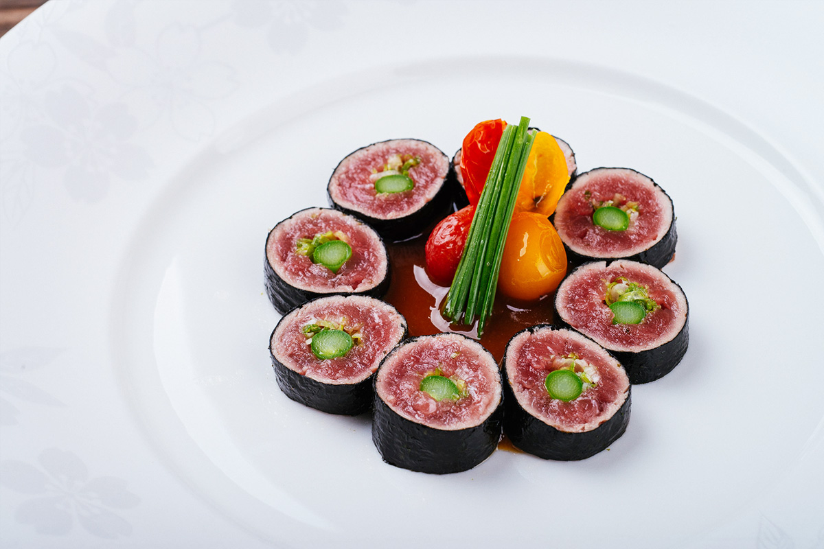 Tuna Tempura Roll with Yuzu Miso