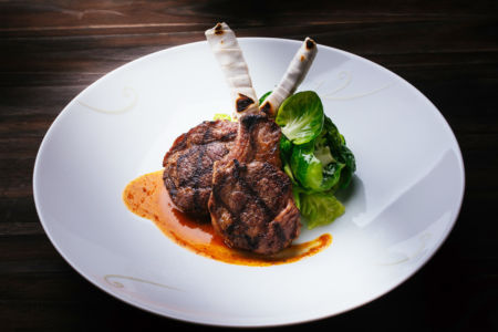 Lamb Chops with Miso Anticucho