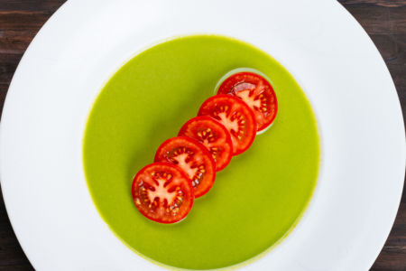 Organic Tomato with Cilantro Dressing