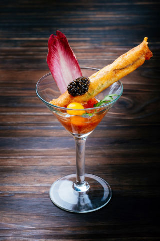 Seafood Springroll with Caviar